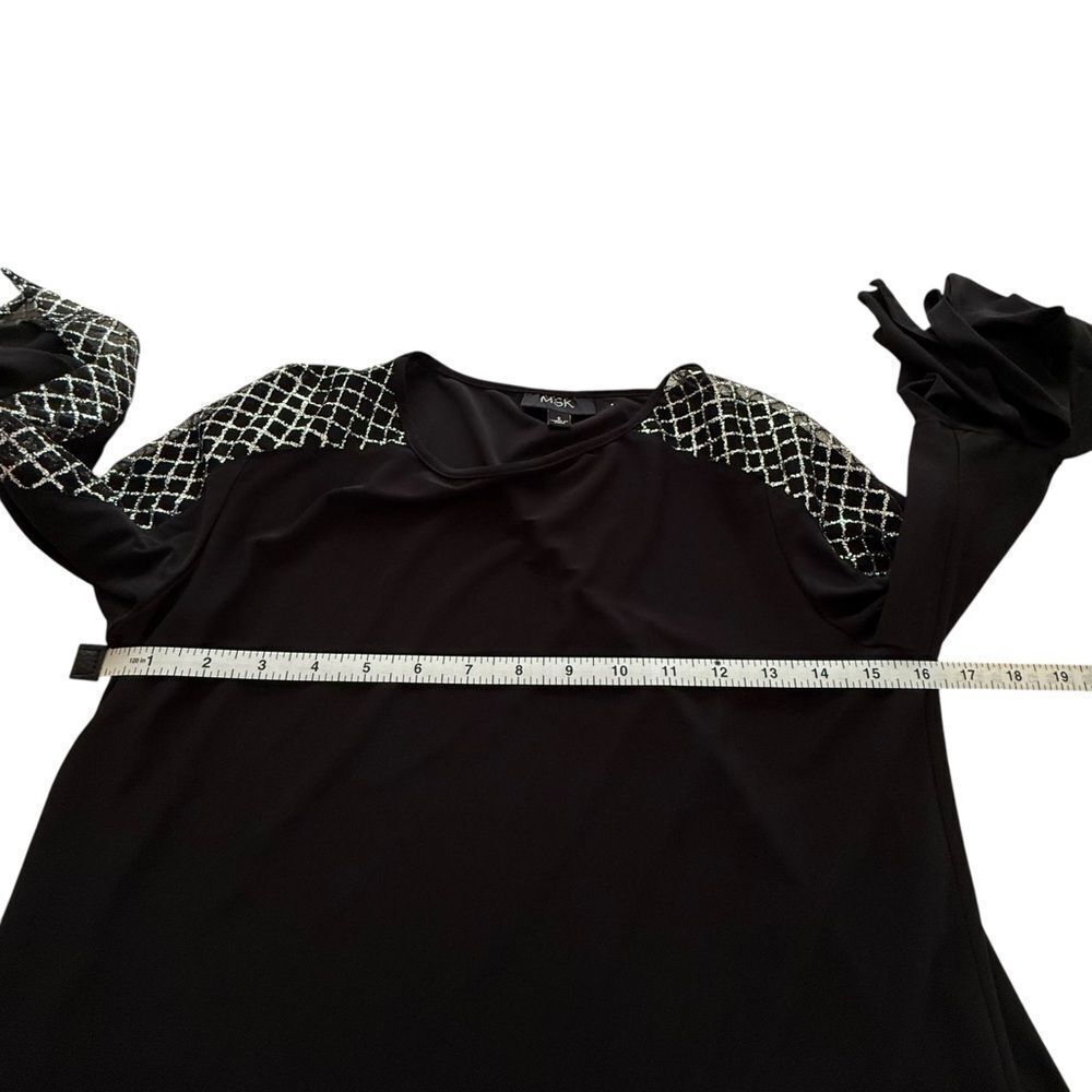 MSK Bell Sleeves Black Dress - Picture 5 of 9